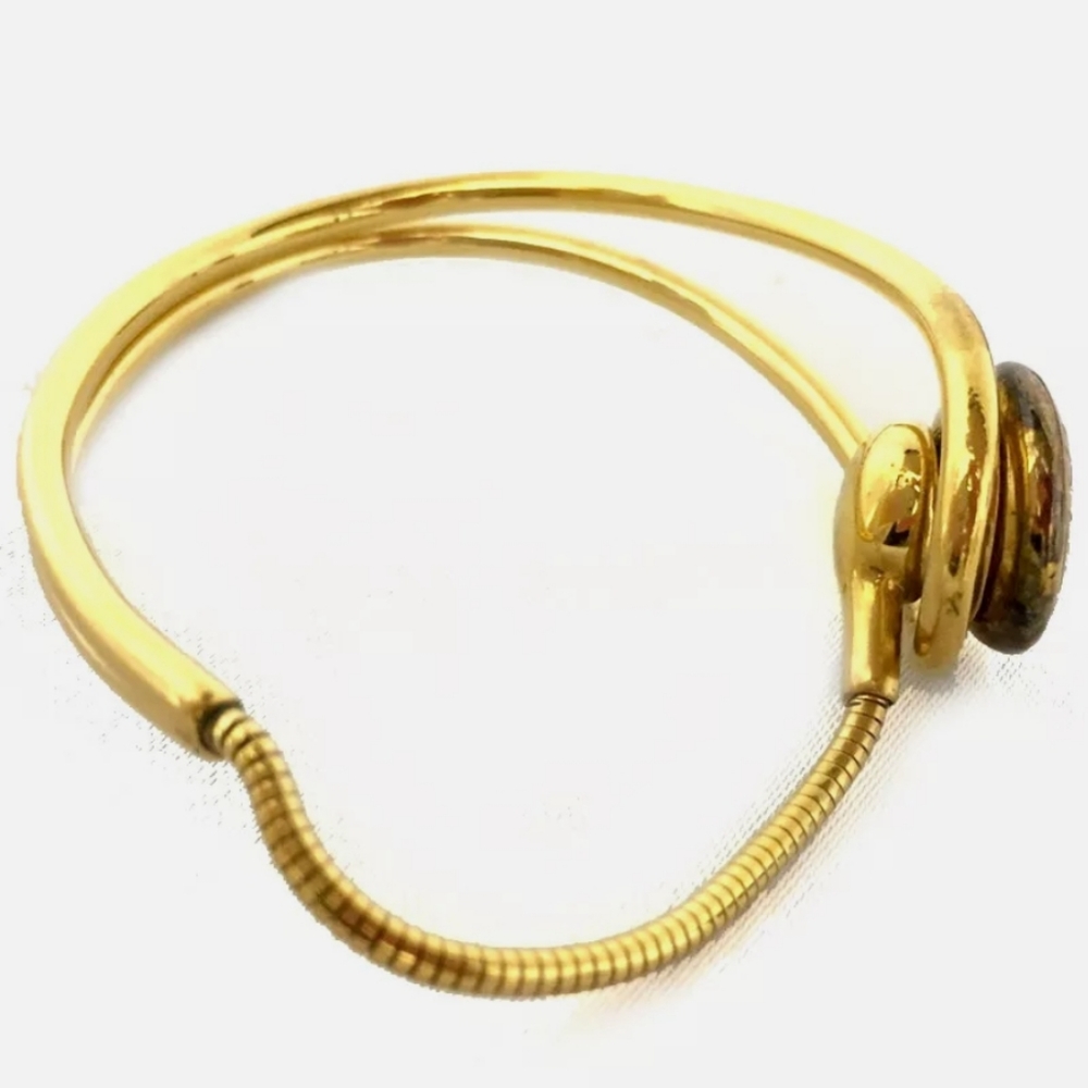 LOUIS VUITTON CELESTE MAGNET GOLD TONE BRACELET - Picture 4 of 16